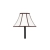 Glenn Black Cotton Shade Floor Lamp