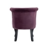 Grenier Fabric Slipper Chair in Purple Color