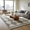 Dakota Chevron Carpet Size 7.7x5.3 ft.