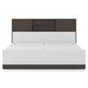 Riley Dual Tone Queen Size Box Storage Bed In White Finish
