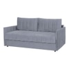 Sarena 3 Seater Fold Out Sofa Cum Bed In Grey Colour