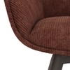 Anderson Solid Wood 8-Seater Dining Table With 8 Bren Swivel Dining Chairs (Finish : Danish Walnut, Chair Colour : Auburn)