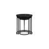 Livingston Metal Side Table in  Black Finish