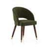 Celia Accent Dining Chair in Deep Olive Velvet Colour
