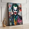 The Castle Decor Dark Graffiti Villain Wall Art Framed Painting 20x30 Inch