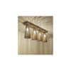 Billet Brown Solid Wood Ceiling Light