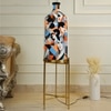 Classy Countenance Decorative Electric Floor Lamp with Metal Stand in White Colour