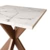 Nextstep Marble End Table Copper Finish
