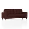Verona Premium 3 Seater Fabric Sofa in Deep Crimson Velvet Colour