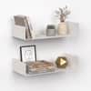 Alivo Floating Bookshelf White
