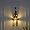 Terrace Brass and Glass Wall Light