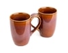 Brown Rustic Dawn Artisan Coffee Mug Set