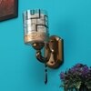 Eliante Modern Wall Lights Mild Steel & Glass Material Antique & Champaign Finish