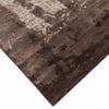 Abstract Brown Wool Silk Handmade Area Rug for Living Room 12x15