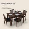 Diner 4 Seater Dining Table Set (With Upholstered Chairs)