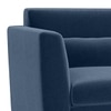 Lewis Sofa Set (Colour : Lapis Blue, Cushion : Hard, Seater : 2+1+1)