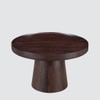Rossoi Series Coffee Table In Matte Finish Dark Walnut Polish