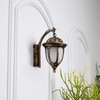 Garrett Gold And Black Outdoor Wall Light