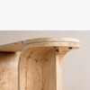 Nouve Engineered Wood Console Table in Beige Colour