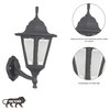 Sennen Coastal Outdoor Wall Light In Black Finish