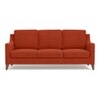 Abbey 3 Seater Fabric Sofa in Lava Colour