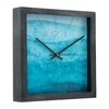 Calm Blue Contemporary Wall Clock