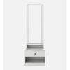 Olive Dressing Table in Frosty White Finish
