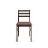 Seattle Starter Dining Set 1+4 (Rubberwood, Dark Cappuccino Finish)