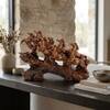 Seven Horse Royal Gallop Horse Sculpture in Dark Brown Colour