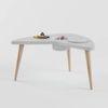 Boomerang Table Storage - White