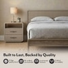 Valeria Bedside Table in Dual Tone Finish
