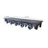 Viviani Grey Colour Solid Wood Handcarved Floating Wall shelf