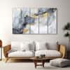 The Castle Decor Texture Marble Wall Art Set of 5 27x48 Inch