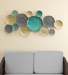 W-Hiren Abstract Metal Wall Decor in Multicolor Set of 1