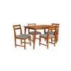 atar solid wood  4 seater Dining table in  Provincial Teak