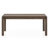 Atlas Crest Solid Wood 6 Seater Dining Table In Danish Walnut Finish