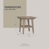 Scandinavian Forres Oak Side Table in Beige Colour
