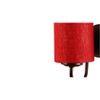 Tammey Maroon Natural Fiber Wall Light