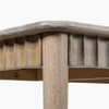 Dune Solid Wood Dining Table in White Colour