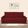 Barato 3 Seater Pull Out Sofa cum Bed  in Maroon Colour