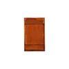 isaac solid wood mirror in honey oak colour