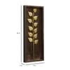 W-Titan Abstract Metal Wall Decor in Gold Set of 1