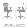 Codmeat Mid Back Ergonomic Chair in Black Colour