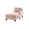 Bali Fabric Chaise Lounger in Pink Colour