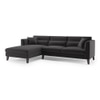 Lewis Sectional Sofa (Colour : Pebble Grey, Cushion : Soft, Seater : Left Aligned 3 Seater + Left Aligned Chaise)