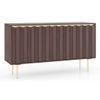 Keoni Solid Wood Sideboard in Claret Mahogany Finish