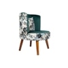 Easy Lounge Chair with Cushion in Green Color
