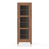 Murano Bookshelf cum Display Unit Finish Amber Walnut