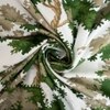Flora Green Floral 400 TC Cotton Flat Super King Size Bedsheet with 2 Pillow Covers – Threads