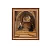 Artistry Brown Holy Staircase Monastery Canvas Wall Canvas Wall Prints Set of 1 Multicolor Matte